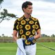 thumbnail image 3 of Balery Sunflower (2) Camisa Polo de Hombre con Estampado, de Manga Corta y Tejido Medio, Camisa Tipo Golf Polo-Medium, 3 of 6