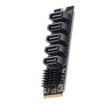 thumbnail image 3 of Tarjeta adaptadora PCIE M.2 a SATA3.0 Convertidor de disco duro gratuito para OS X para Linux para Windows, 3 of 5