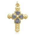 thumbnail image 3 of 14K Yellow Gold Cross Religious Pendants / Charms for Men and Women, 3 of 6