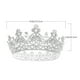 thumbnail image 5 of EeaseMX 1 pieza elegante tocado de novia con corona de cristal, tocado para vestido de novia., 5 of 7