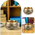 thumbnail image 3 of EXHUMKY De Feng Shui Para Con Y Detalles Grabados Color Marrón, 3 of 7