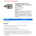 thumbnail image 2 of Timing Belt Kit and Water Pump - Compatible with 1998 - 1999 Acura CL 2.3L 4-Cylinder, 2 of 2
