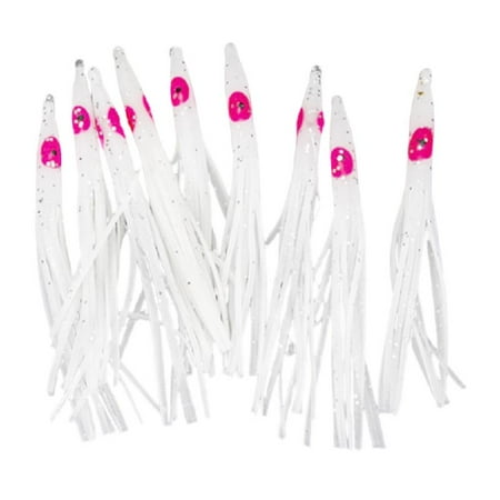 10Pcs Octopuses Squids Skirts Fishing Lure Soft Baits Trolling Fishing Lure Saltwater Fishing Tackle Easy to Use