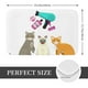 thumbnail image 2 of Balery Pet Care Grooming Felpudo de franela, resistente a las manchas y a la decoloración, para uso interior y exterior, fácil de limpiar, 40 x 60 cm, 2 of 7