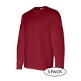 thumbnail image 2 of GILDAN G540 ADULT HEAVY COTTON 5.3 OZ. LONG-SLEEVE T-SHIRT, Garnet, S, Pack Of 3, Mens T-Shirts, 2 of 3