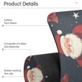 thumbnail image 4 of Yayeee Faucet Mat for Kitchen Sink 14.7" Diatomite Long Splash Guard Pad, Blue Christmas Santa, 2 Pack, 4 of 7