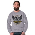 thumbnail image 5 of Dad's Service Shop Car Auto Mechanic Men's Crewneck Sweatshirt Brisco Brands S, 5 of 6