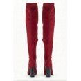 thumbnail image 5 of Women's Chunky Heel Over The Knee Boots with Side Zipper, 5 of 6