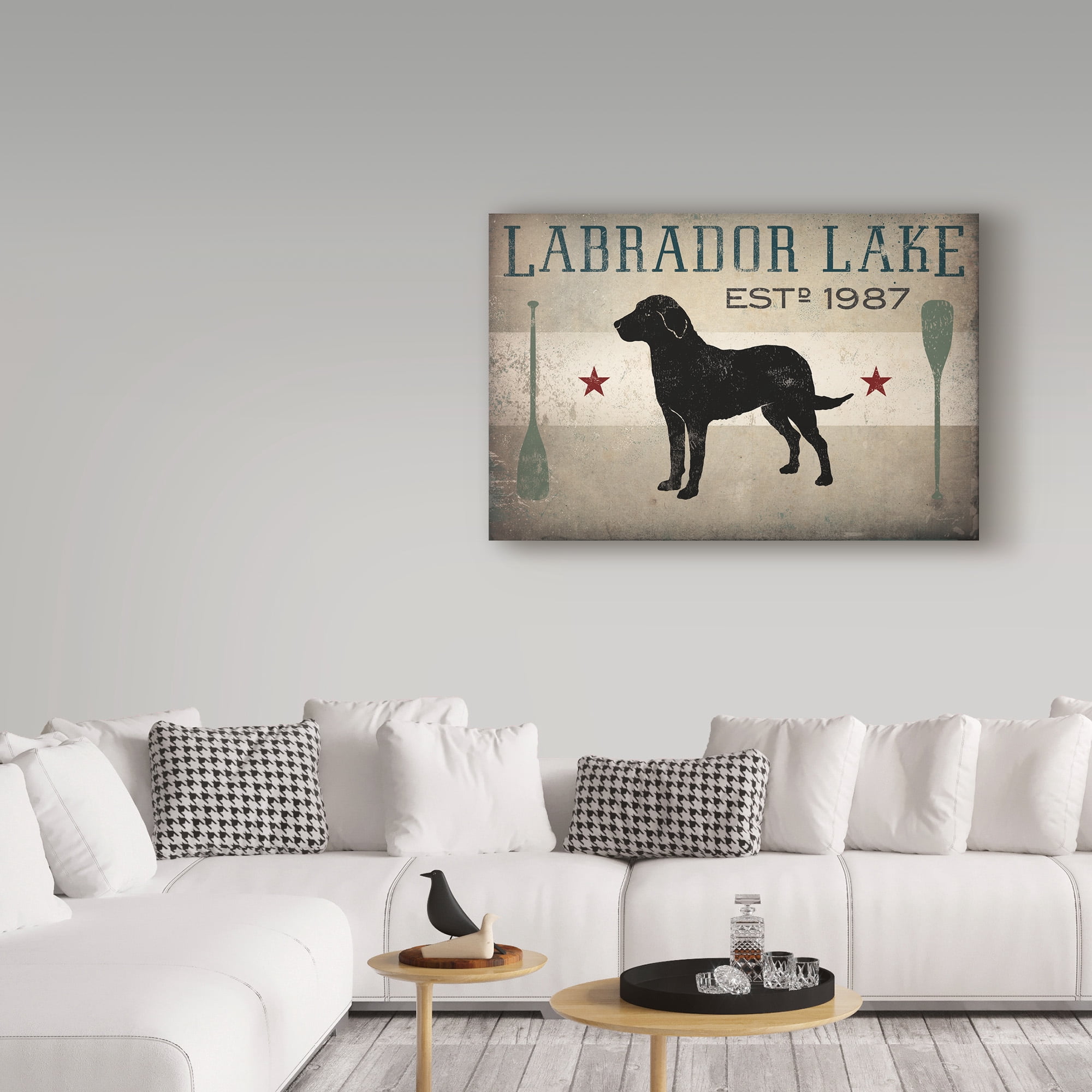 Trademark Fine Art 'Labrador Lake' Canvas Art by Ryan Fowler