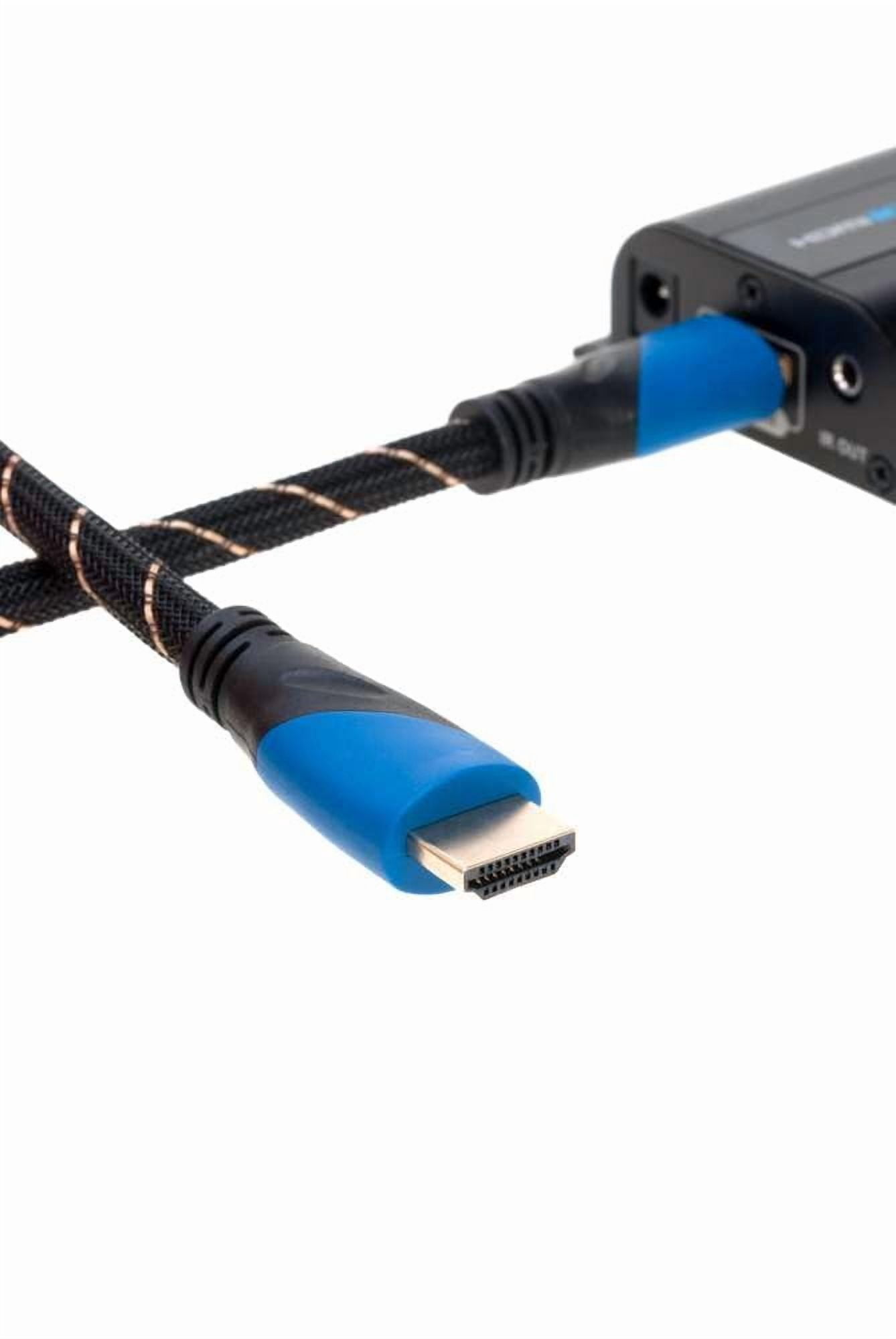 4K HDMI 2.0 Cable, Gold Plated, ARC & Ethernet, Compatible with TV, DVD, PS4/PS5, Xbox, Blu-ray, 1.5FT, Black, 3 pack, Cables Direct Online