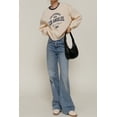 thumbnail image 4 of FashionStream Long Sleeve Crew Neck Pullover Sweatshirt, Women's, 4 of 6