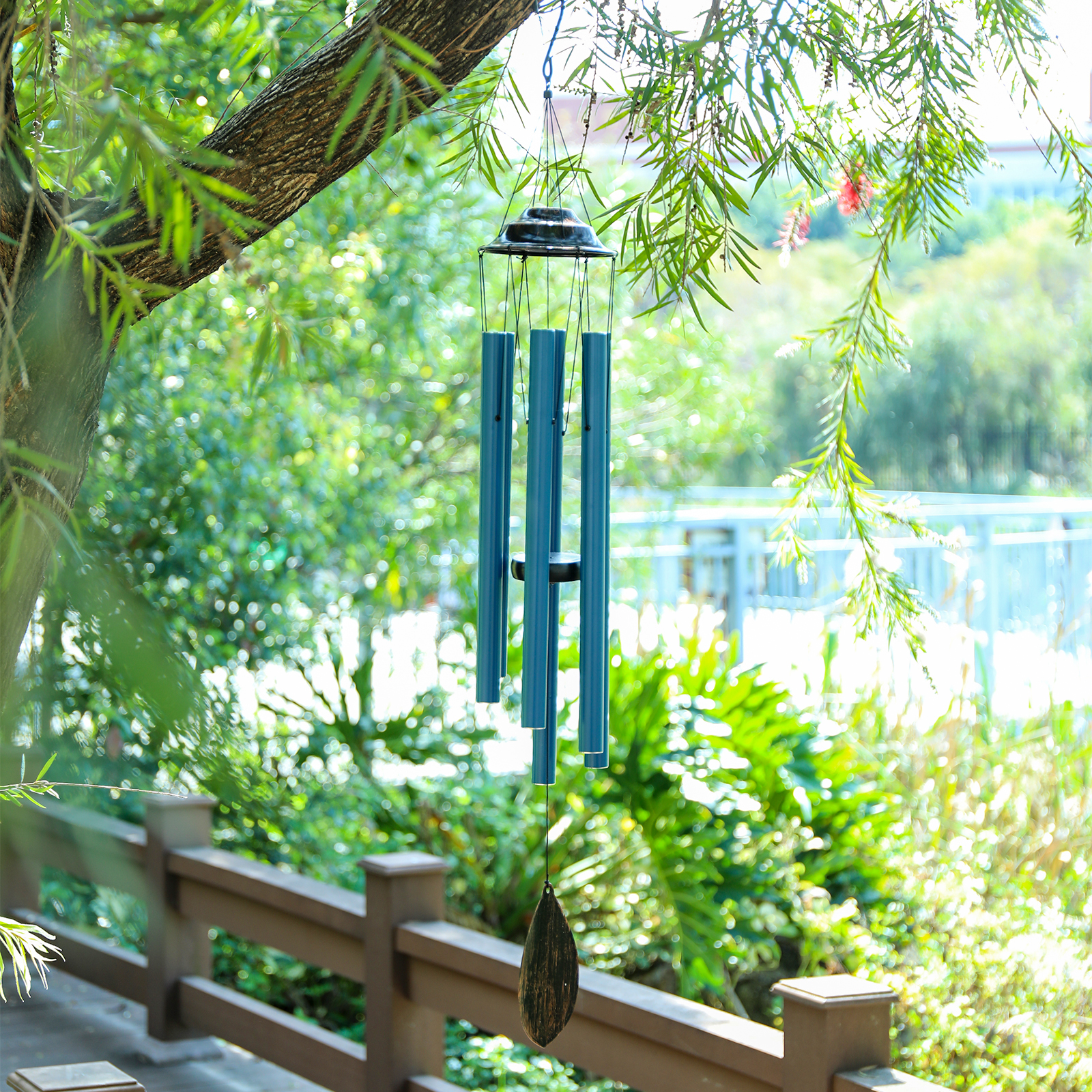 Outdoor Wind Chimes, Musical Wind Chimes, Metal Wind Chimes, Pleasant Sounds, Suitable For Courtyard Garden Lawns, Perfect Gifts, Blue