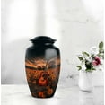 thumbnail image 6 of Guitar Burial Urns For Human Ashes Mother - Black Funeral Urns For Ashes Female And Male Remains - Brown Cremation Urn For Father 10 Inch, 4 Keepsake Set - 1 Large Sunflower Funeral Urn For Mom, 6 of 7