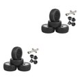 thumbnail image 4 of Transemion Front Rear Buggy Tires 1:10 Car Crawler Parts Glued Accessories DIY for HSP Black 2Set, 4 of 6