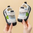 thumbnail image 6 of WAYUTE Toddler Boy Shoes Breathable Mesh for First Walking Steps Lightweight Flexible Sole Boys Girls Casual Daily Wear, 6 of 7