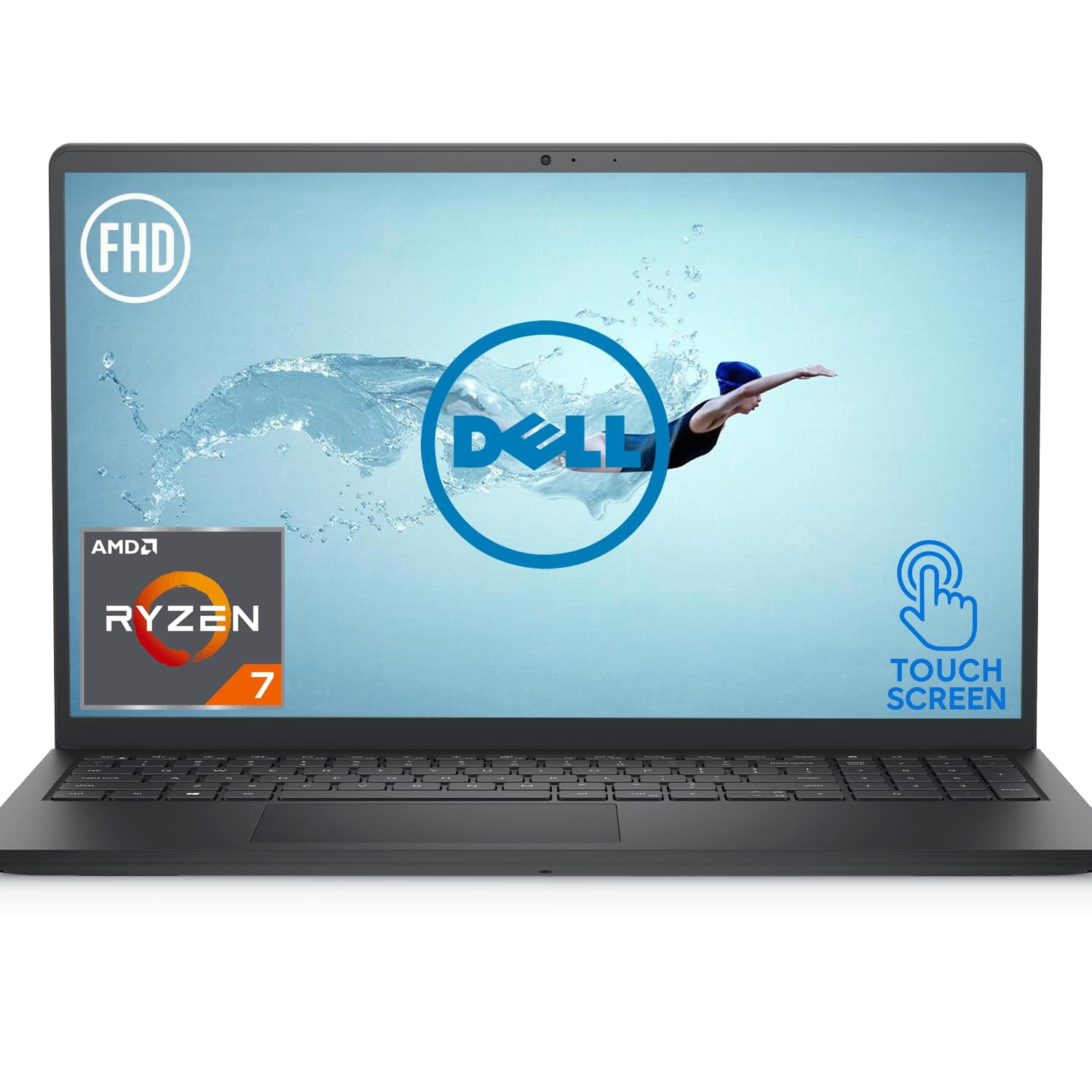 Dell Inspiron-15 3535 タッチスクリーンノートパソコン - 15.6インチ