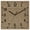 Brown, variant on Dark Brown Wooden Wall Clock Silent Non Ticking, Farmhouse Burlap Solid Brown Modern Linen Texture Square Wall Clocks Battery Operated, Decor Clock for Home Office, Living Room, Kitchen, 12 Inch