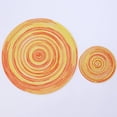 thumbnail image 4 of Round Placemat, High Temperature Resistant Non-Slip Washable Summer Placemats for Kitchen Dining Table Runner Heat Insulation Gray, 4 of 8
