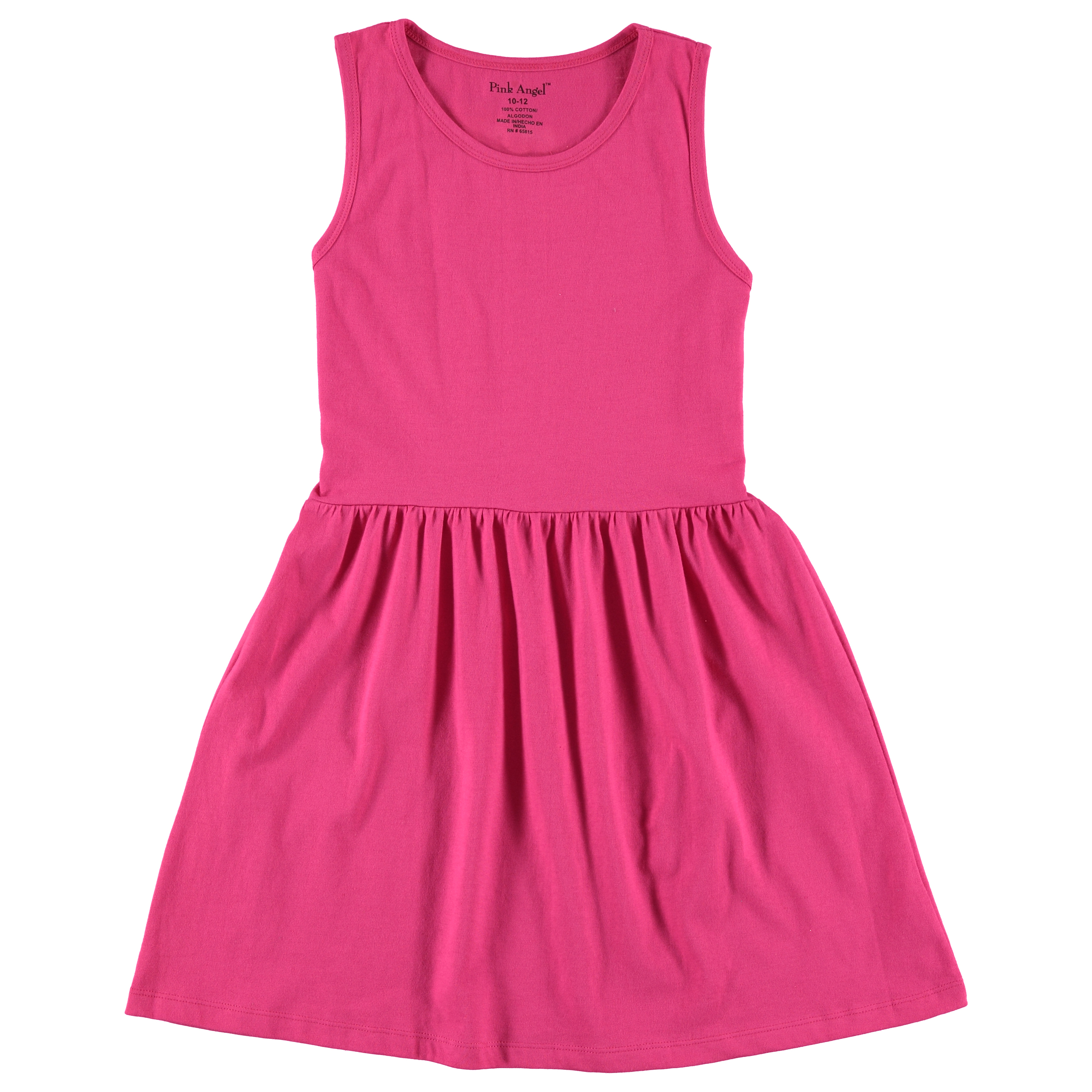 Pink Angel 3-Pack Girls' Cotton Fit and Flare Dresses photo 7