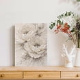 thumbnail image 3 of White Flower Texture Canvas Wall Art – Abstract Floral Canvas Painting, Printed White Flower Artwork, Black and White Modern Floral Wall Decor, 3 of 7
