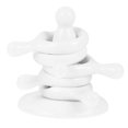 thumbnail image 4 of fastboy Chopstick Racks Spoon Fork Ceramic Material Durable Long Time Use Cylindrical Base Shelf Egg Holder Ring for Home Table Decor, 4 of 8