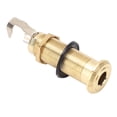 thumbnail image 3 of Guitar End Pin Jack Socket Threaded Metal 6.35mm For Bass Electric Guitar Output, 3 of 8
