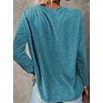 thumbnail image 2 of Zukuco Women's Long Sleeve Graphic Tshirts Funny Letter Print Crew Neck Pullover Tops Fall Shirts, 2 of 4
