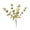 Gold, variant on 1 Piece Artificial Eucalyptus Branch - Plastic Simulation Plant, Ideal Garland Decoration & Fake Shrub for Weddings, Hotels, Home Tables & Party Centerpieces, Silver, 13.3in/34cm