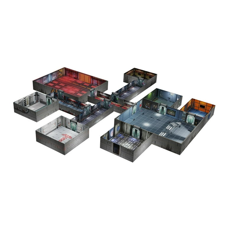 Gale Force Nine Tenfold Dungeon Starship Vengeance Modular Roleplaying Terrain Set with Quick Setup and 1 x 1-Inch Scale Gale Force Nine Tenfold Dungeon Starship Vengeance Modular Roleplaying Terrain Set with Quick Setup and 1 x 1-Inch Scale