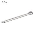 thumbnail image 3 of Split Cotter Pins, 6mm x 68mm 304 Stainless Steel Clip Fastener Fitting 8Pack, 3 of 5