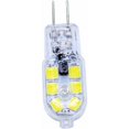 thumbnail image 3 of Paquete de 10 bombillas LED G4, 2 W, 12 SMD 2835 LED, blanco frío, alta iluminación, 120 LM, CA/CC de 12 V [Clase energética A+], 3 of 5