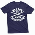 thumbnail image 4 of Men'S Drummer Shirt Weapon Of Mass Percussion T-Shirt Drum Drumming Gifts Music Band Teeshirt (XX-Large Grey), 4 of 6