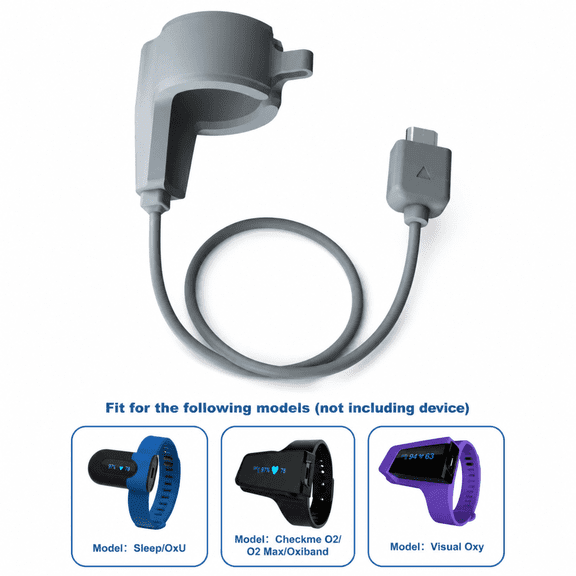 Wellue Adult Ring SpO2 Sensor SpO2 Probe Accessory for Visual oxy / O2 Max / SleepU /OxyU