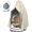 Beige, variant on Patio Egg Chair Cover Waterproof Wicker Swing Egg Chair Cover with Zipper and Bottom Buckle Single Seat for Outdoor Furniture, Black, 75"H x 45"W