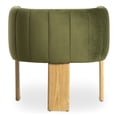 thumbnail image 4 of Moe's Home Collection Sofi Accent Chair Truly Olive Fabric Chairs, 4 of 5