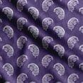 thumbnail image 1 of Soimoi Asian Paisley Print,Cotton Cambric, Quilting Fabric Sold by The Yard 42 Inch Wide, Medium Weight Cotton Fabric, SewingSupplies,Purple, 1 of 5
