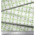 thumbnail image 2 of Soimoi Poly Georgette Fabric Damask Decorative Fabric Prints By Yard 42 Inch Wide, 2 of 3