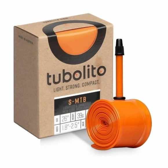Tubolito S-Mtb 26"" X 1.8-2.5 Inch 42 Mm Presta Valve | Lightest & Smallest Mountain Bicycle Tube | Perfect Spare To Tubeless System