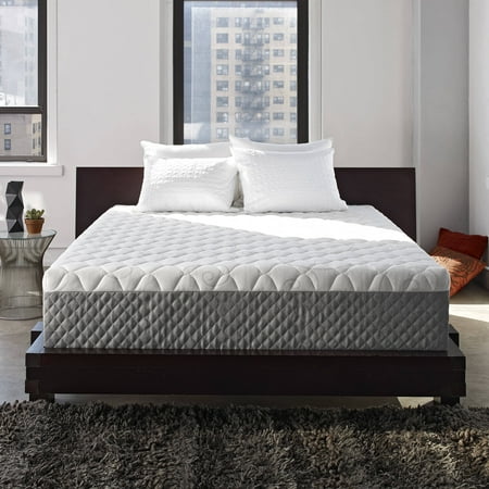 Sleep Innovations Alden 14-inch Memory Foam Mattress, Bed in a Box, Tufted Cover, Multiple Sizes