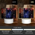 thumbnail image 3 of Hirioo Glasses And Fireworks for Rectangular Acrylic with Night Light Best Gifts for Lover Girl Mom, Valentine's Day Anniversary Birthday Wedding Present, 3 of 9