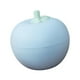 thumbnail image 5 of Cuenco para frutas, recipiente para almacenar alimentos, bandeja para servir con tapa hermética, plato festivo con forma de manzana, cuenco decorativo azul, 5 of 9