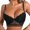 Black, variant on Vedolay Bra Signature Lace Deep V Neck Wireless Women with Support,Black 85B