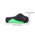 thumbnail image 2 of LABSERRON Handlebar Grips 1 Pair Tpe Green Black Ergonomic Design For LongTime Riding And Cycling, 2 of 8