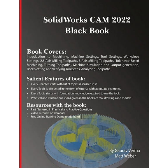 SolidWorks CAM 2022 Black Book (Paperback)