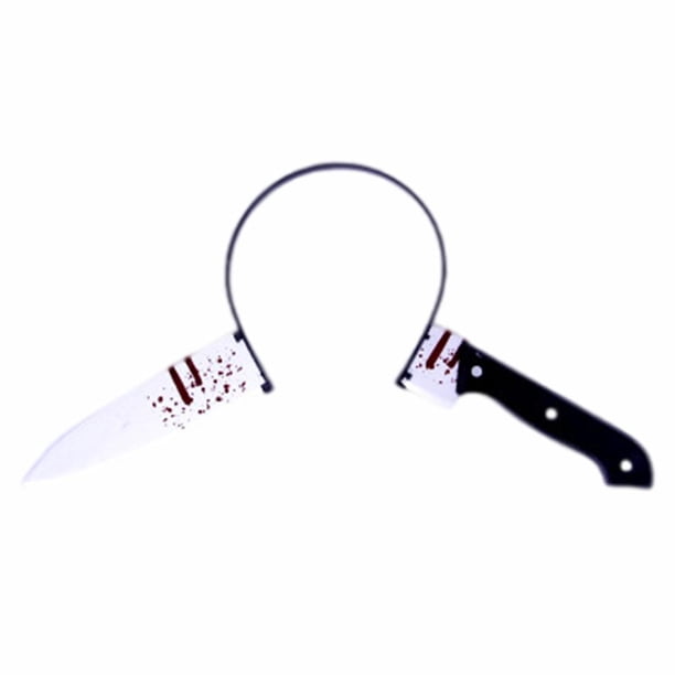 Diadema de terror de Halloween jinwen Maquillaje Plástico Bloody Headpieces para Teen Tricky Toys