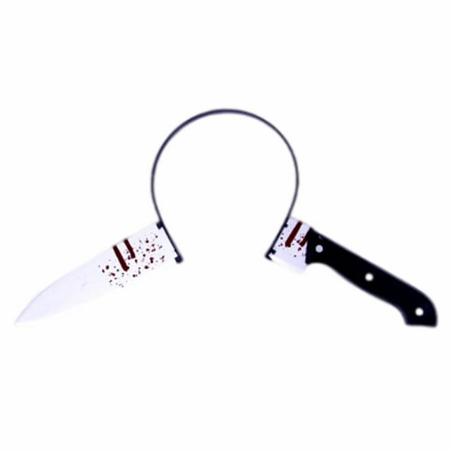 Diadema de terror de Halloween jinwen Maquillaje Plástico Bloody Headpieces para Teen Tricky Toys