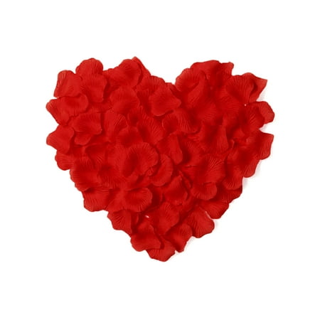 Bulls Silk - 500pcs Artificial Silk Rose Flower Petals Wedding Decor Bulk Burgundy
