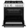 thumbnail image 2 of Bertazzoni Mas365dfmv Master 36" Wide 5.9 Cu. Ft. Free Standing Dual Fuel Range -, 2 of 5