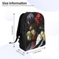 thumbnail image 4 of Death Note Backpacks Casual Daypacks Student Book Bag Printing Satchel Rucksack Lightweight Schoolbag, 4 of 5