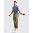 thumbnail image 3 of CRZ YOGA Athletic Joggers for Men 29" Lightweight Running Training Pants with Zip Pockets, 3 of 5